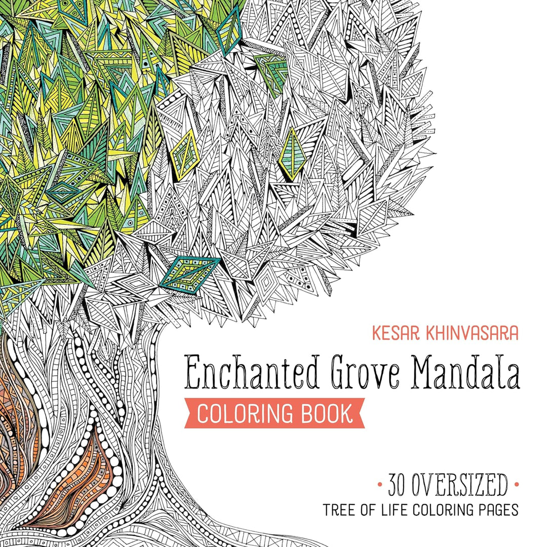Enchanted Grove Mandala Coloring Book