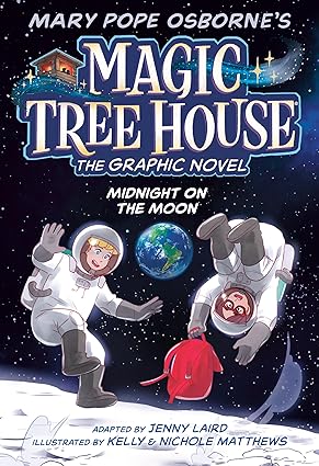 Midnight on the Moon Graphic Novel (Magic Tree House Graphic Novels) by Jenny Laird & Mary Pope Osborne (Hardcover)