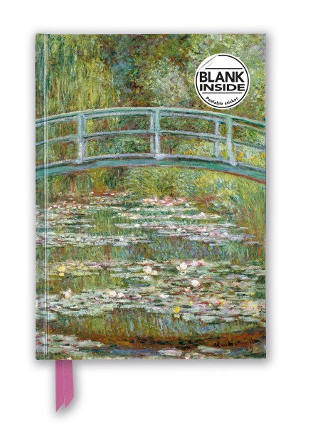 Monet: Bridge Over A Pond of Water Lilies Journal (Foil Stamped)