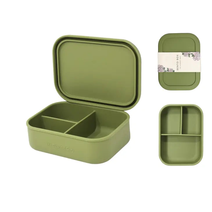 Silicone Bento Box - Moss