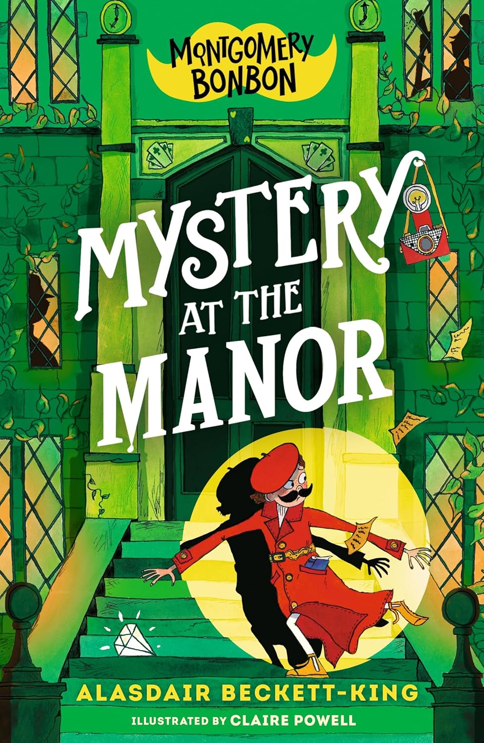 Mystery at the Manor (Montgomery Bonbon #2) by Alasdair Beckett-King (paperback)