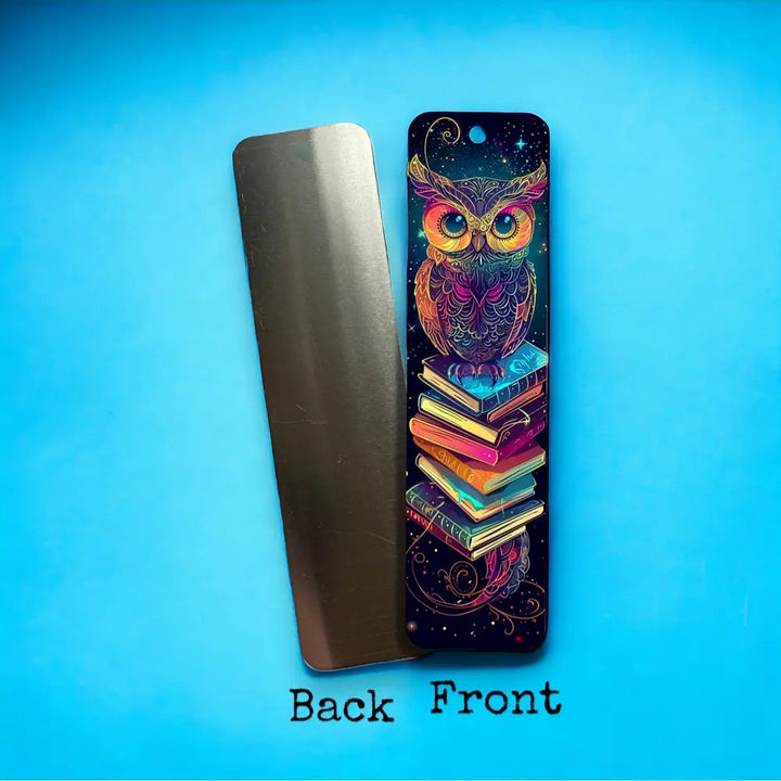 Colorful Owl Metal Bookmark