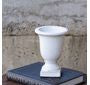 White Ceramic Pedestal Vase