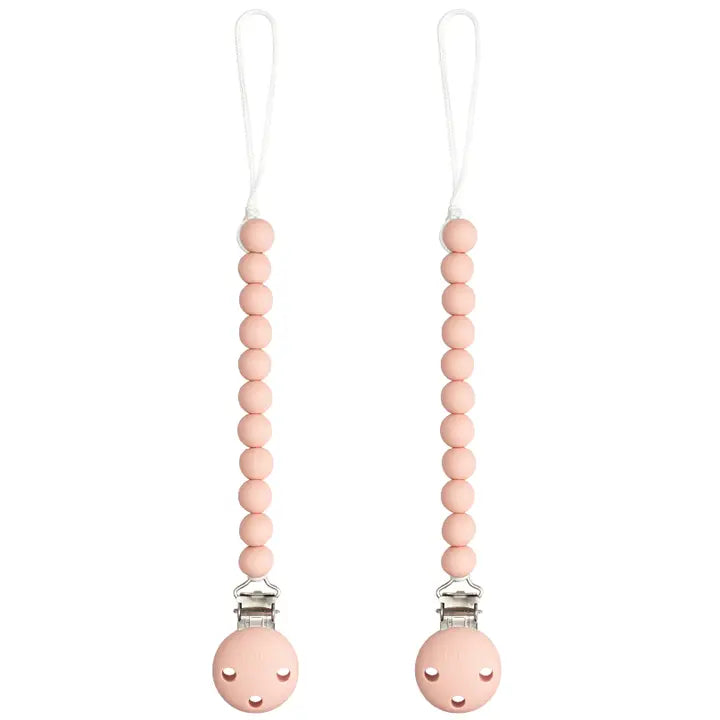 Pacifier Clip - Pink Blush