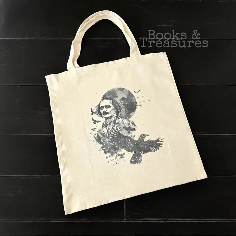 Edgar Allen Poe Tote Bag