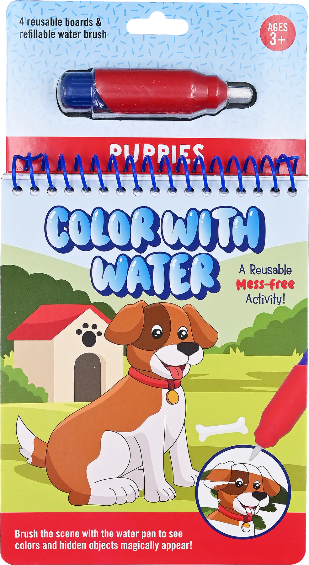 Color with Water: Puppies