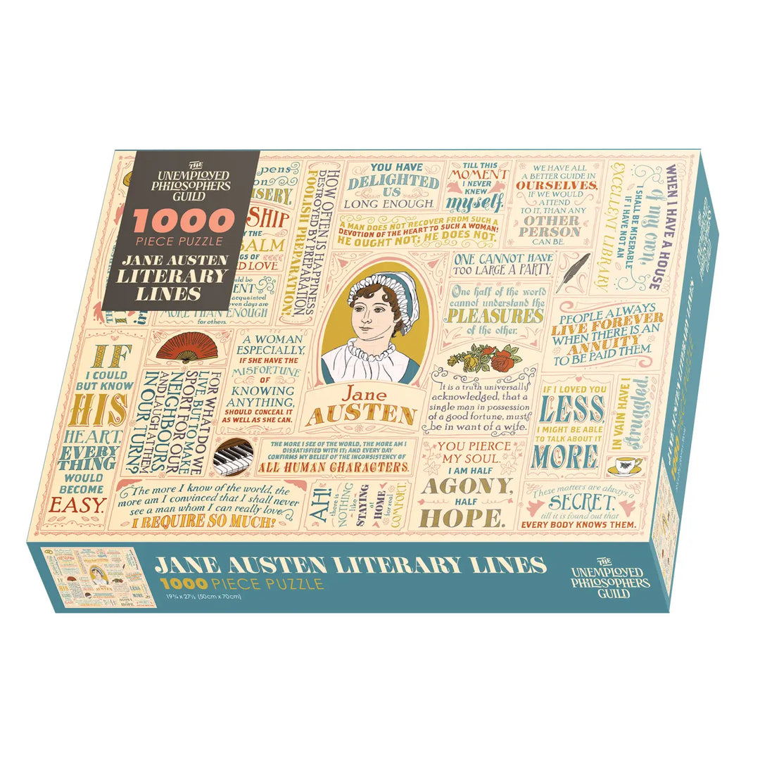 Jane Austen Literary Lines 1000-piece Puzzle