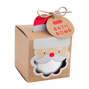 Santa Bath Bomb with Hidden Surprise