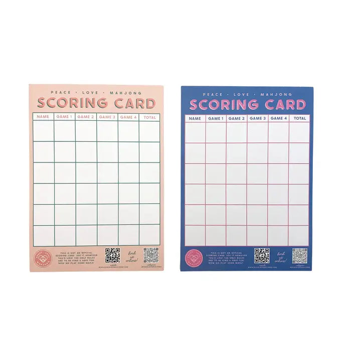 Mahjong Scoring Notepad