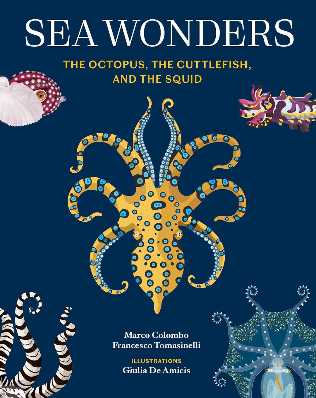 Sea Wonders: The Octopus, the Cuttlefish, and the Squid by Marco Colombo and Francesco Tomasinelli