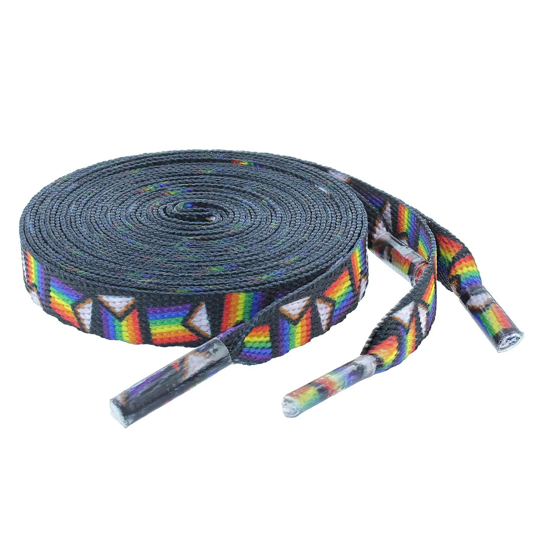 Pride Flag Shoe Laces - Daniel Quasar Design