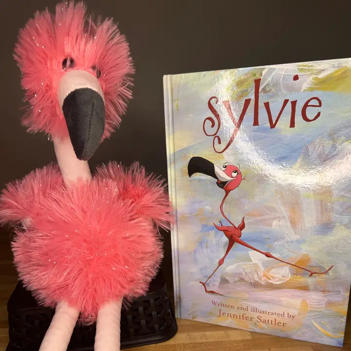 Sylvie + Flamingo Plush Set