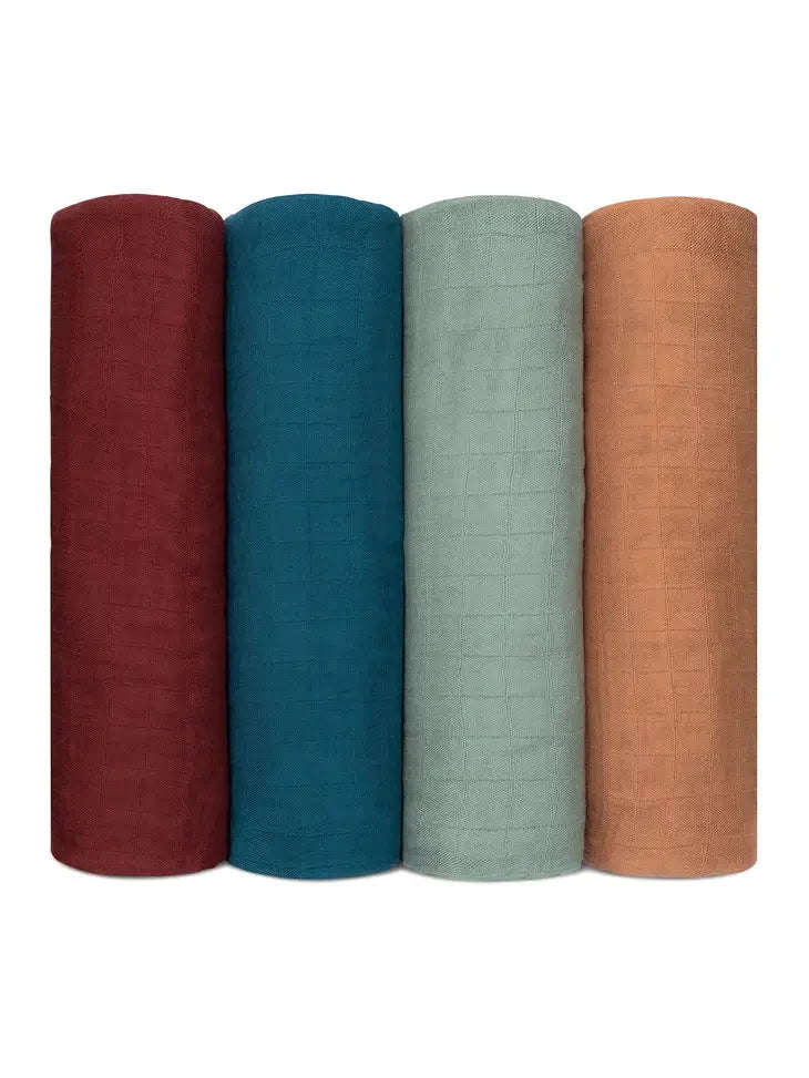 Baby Muslin Swaddle Blanket - 4 Colors
