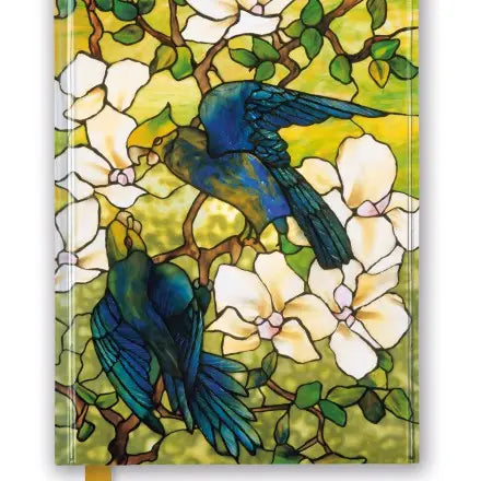 Louis Comfort Tiffany: Hibiscus and Parrots Journal