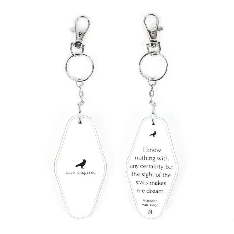 Keychain - Van Gogh Quote