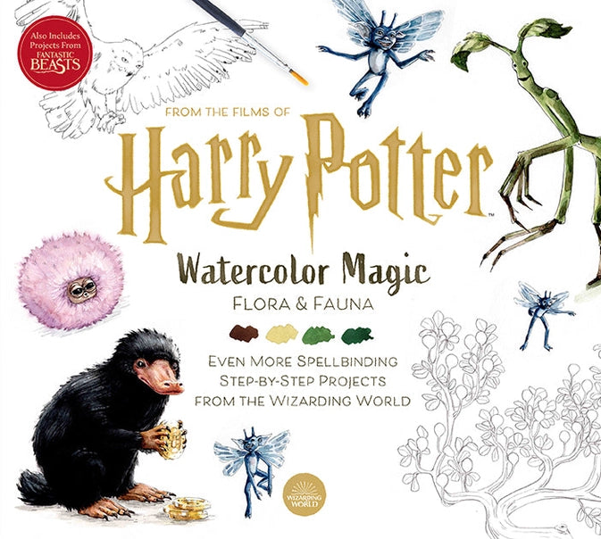 Harry Potter Watercolor Magic: Flora & Fauna