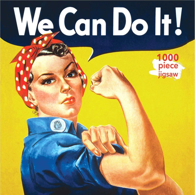 We Can Do It (Rosie Riveter) 1000 Piece Jigsaw Puzzle