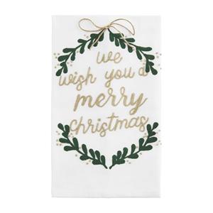 We Wish Embroidered Towel