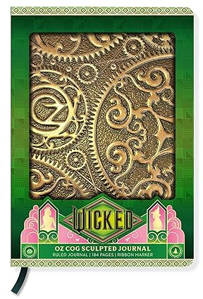Wicked Oz Cogs Sculpted Journal