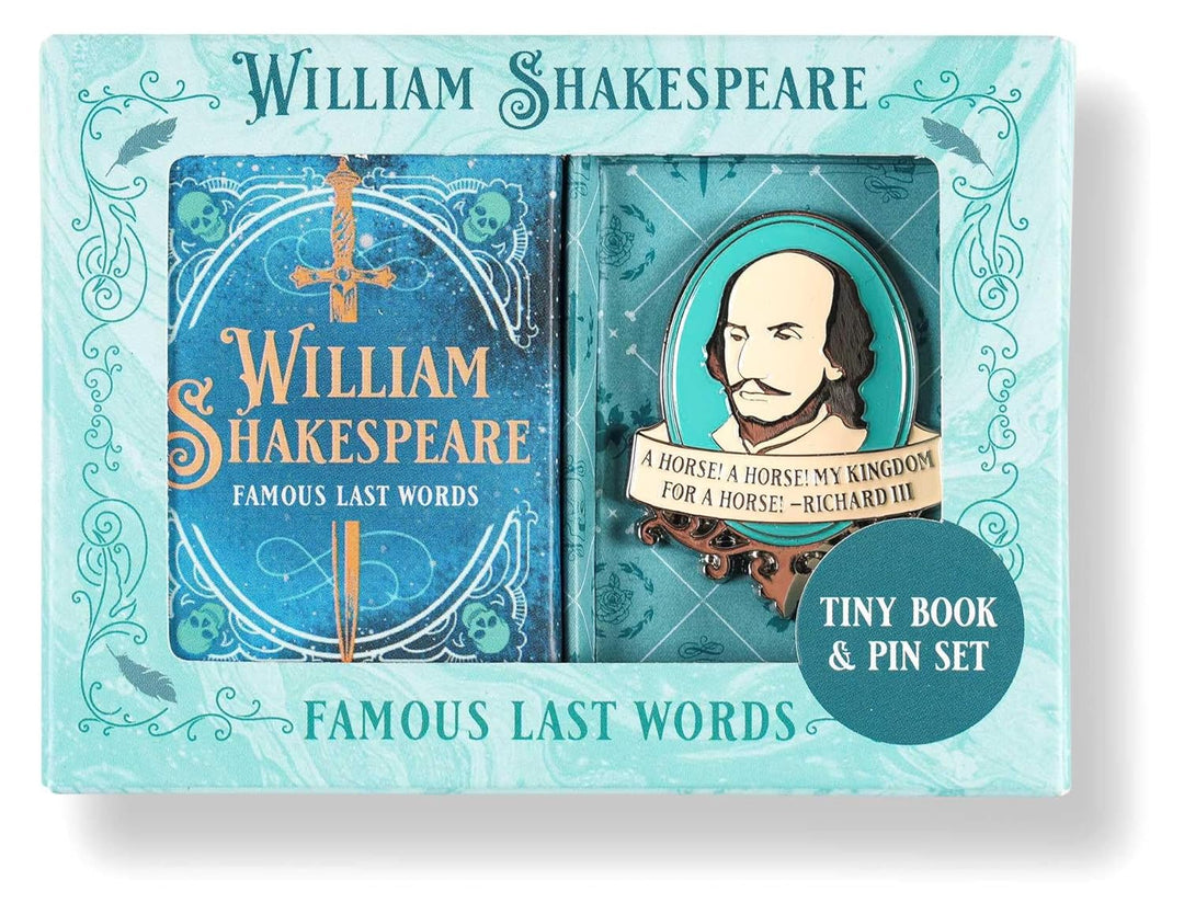 William Shakespeare: Famous Last Words (Tiny Book & Pin Set)