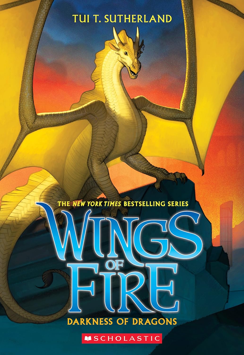 Wings of Fire: Darkness of Dragons by Tui T. Sutherland (Book 10, Paperback) (Copy)