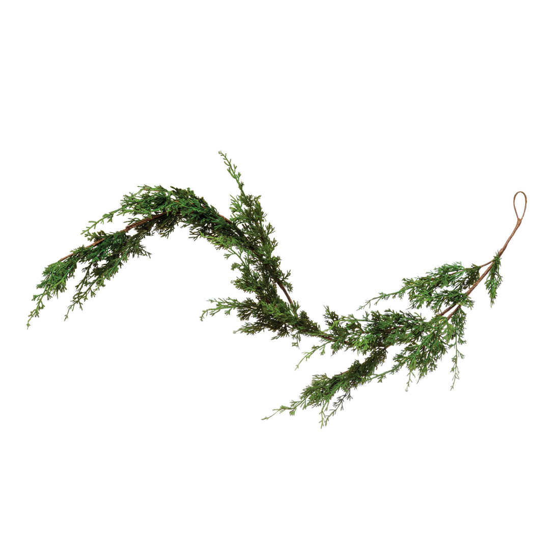 Faux Juniper Garland