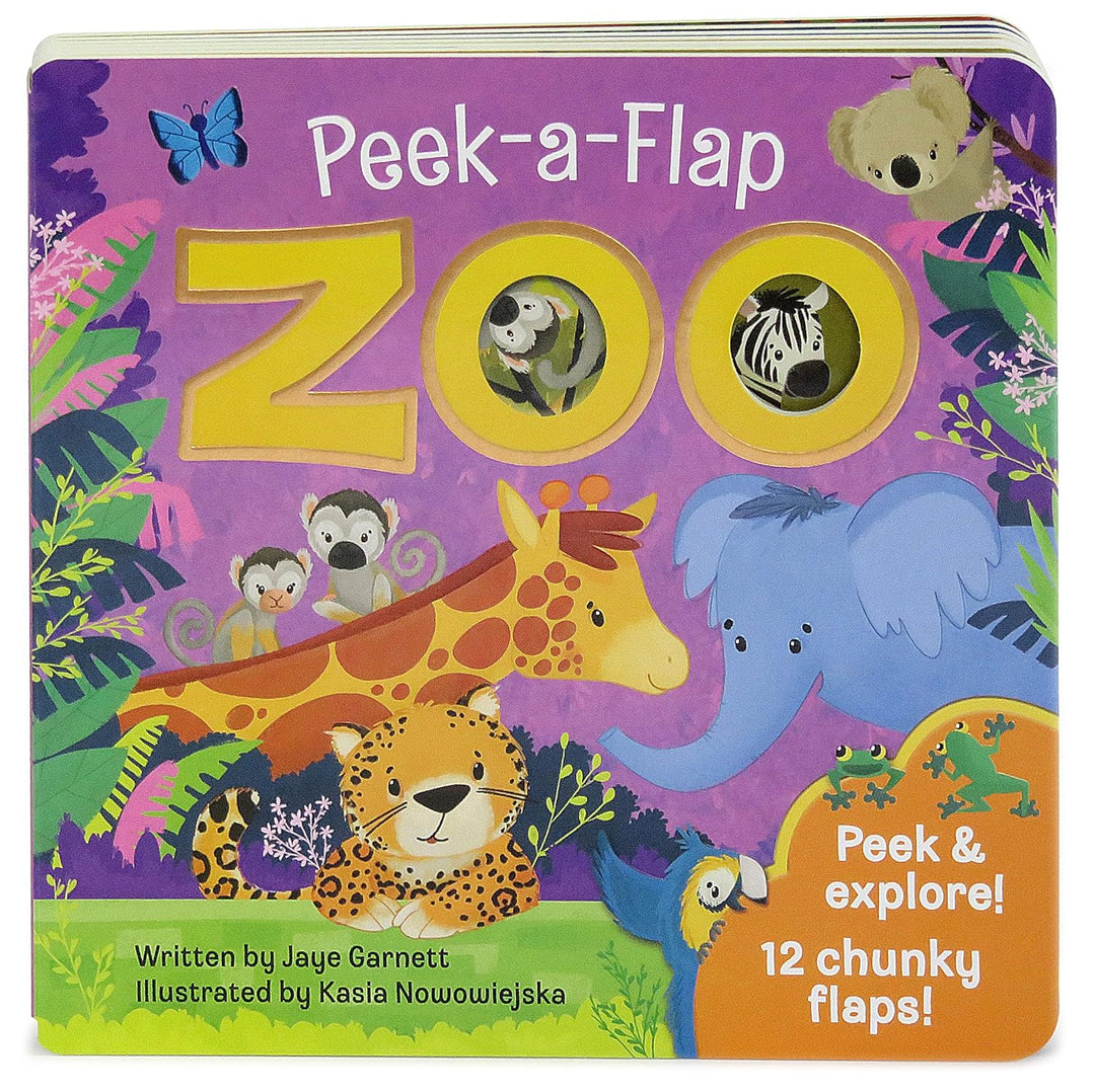Zoo: Peek-A-Flap by Jaye Garnett (Boardback)