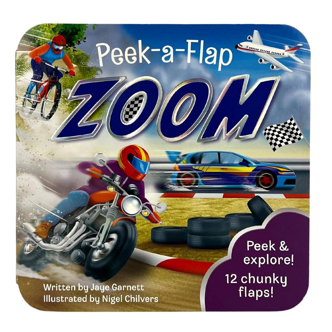 Zoom: Peek-A-Flap by Jaye Garnett (Boardback)