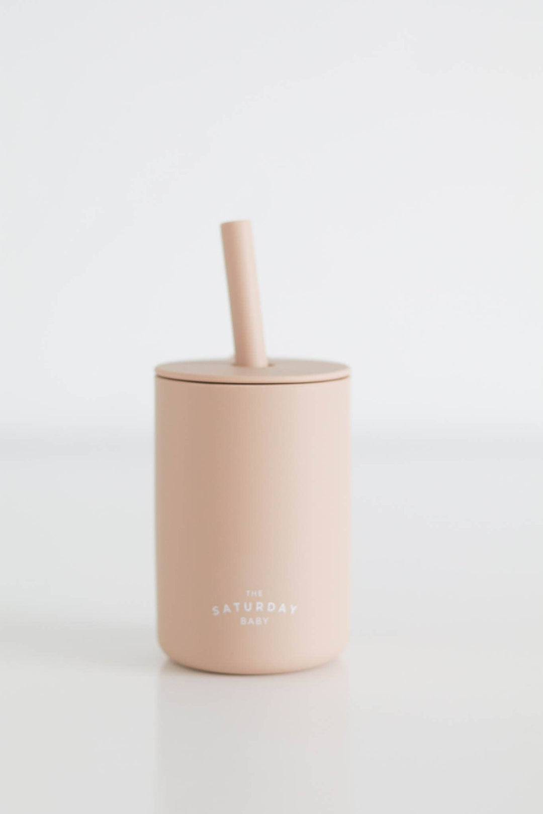 Silicone Straw Cup - Sand