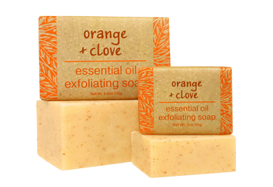 Orange Clove Essential Oil Wrap Soap