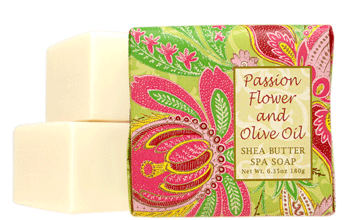 Passion Flower and Olive Oil - Mini Wrap Soap