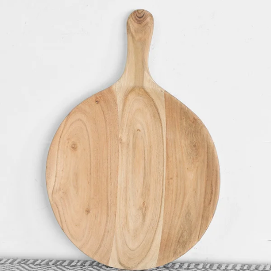 Round Wood Serving Tray