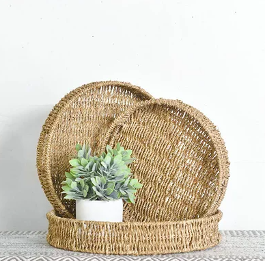 Natural Round Baskets