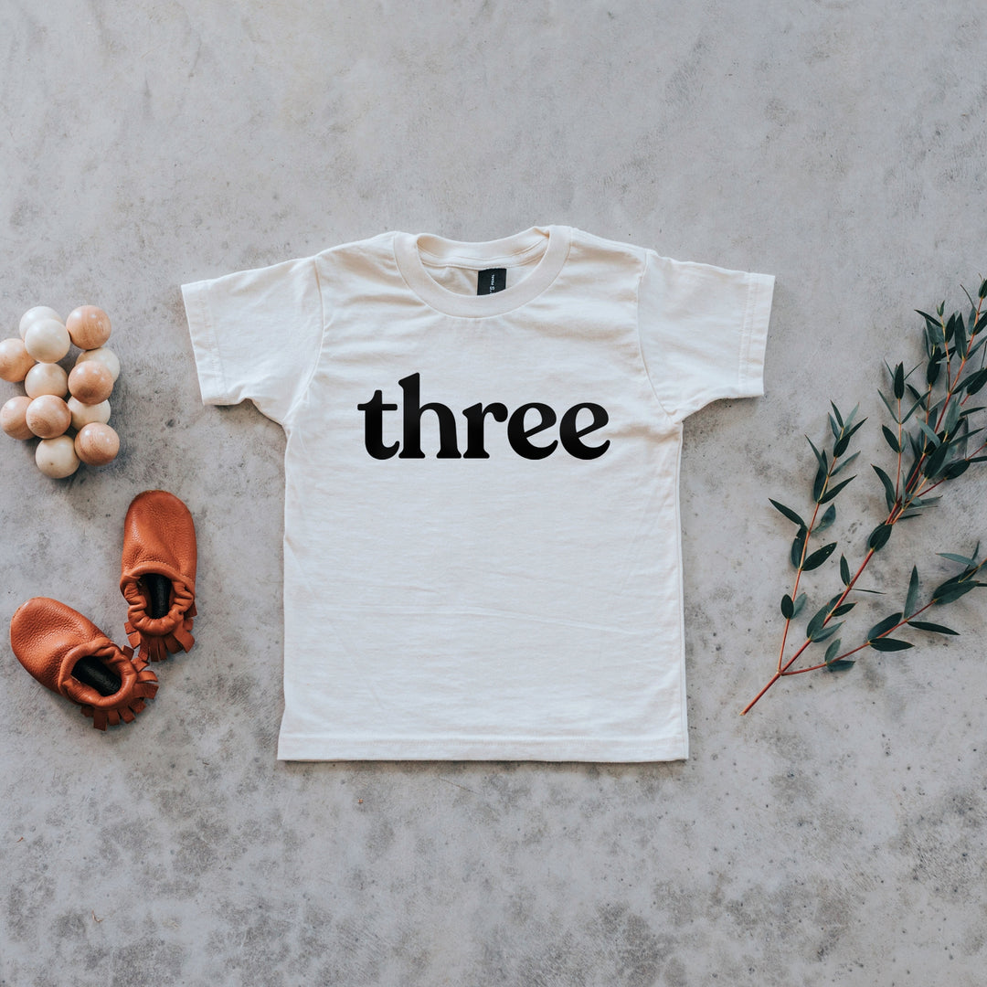 Three Birthday Tee