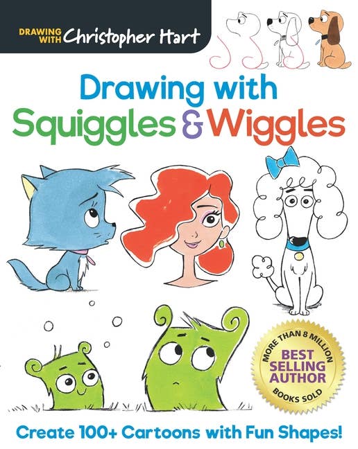 Drawing With Squiggles & Wiggles: Create 100+ Cartoons