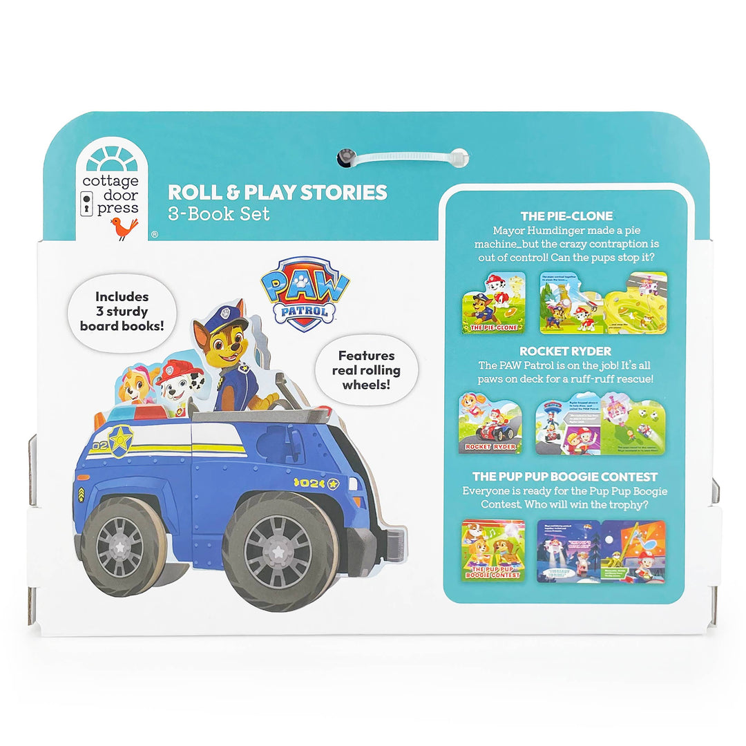 PAW Patrol Ruff-Ruff Rescue Tales Rolling Wheeled Book Set