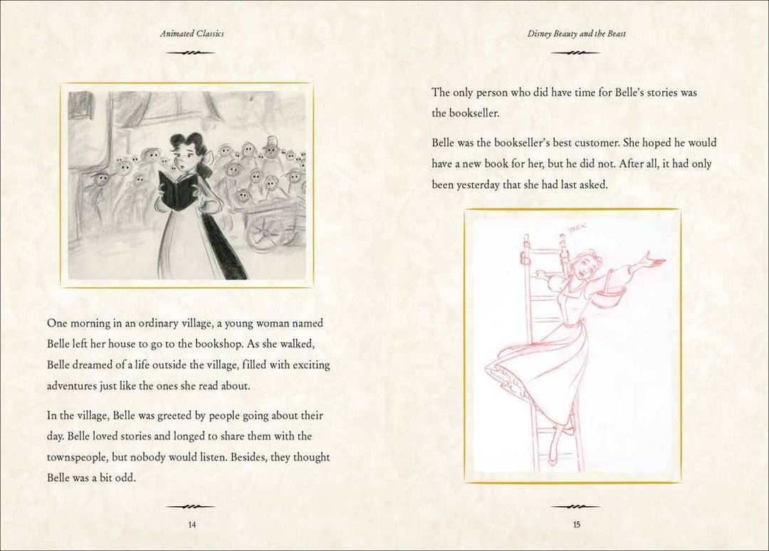Disney Animated Classics: Beauty and the Beast (Hardcover)