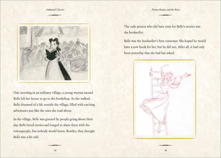 Disney Animated Classics: Beauty and the Beast (Hardcover)