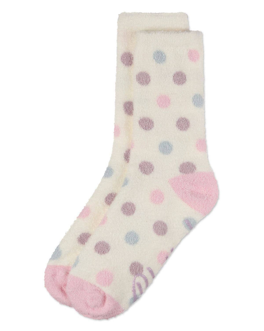 Polka Dot Non-Skid Aloe Infused Crew