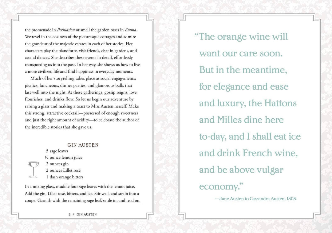 Gin Austen: 50 Cocktails Celebrating Jane Austin Novels
