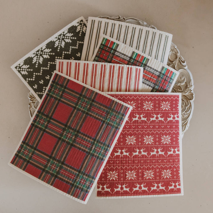 Holiday Pattern Swedish Dishcloths (Various Patterns)