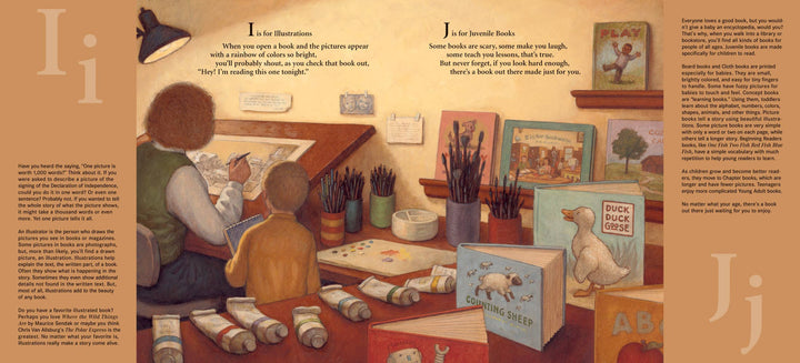 B is for Bookworm: A Library Alphabet Paperback Picture Book