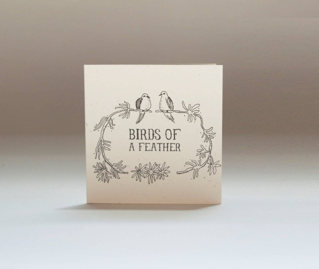 Birds of a Feather Mini Greeting Card