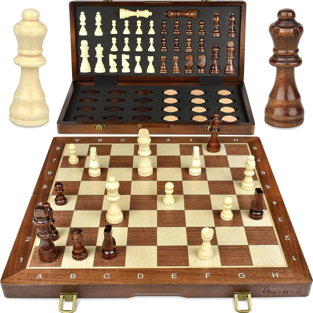 15” Tournament Chess Set – Professional Chess Board