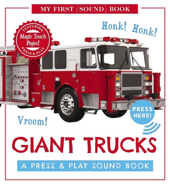 Giant Trucks: My First Book Of Sounds With Press And Play