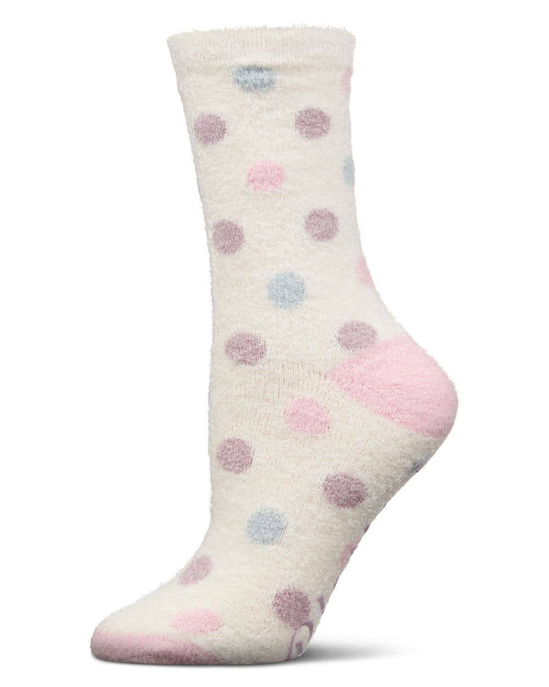 Polka Dot Non-Skid Aloe Infused Crew