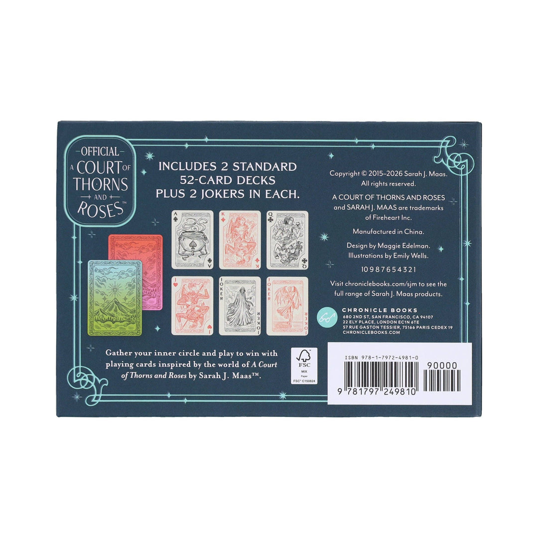 A Court of Thorns and Roses Official Playing Card Set (Night Court Inner Circle)
