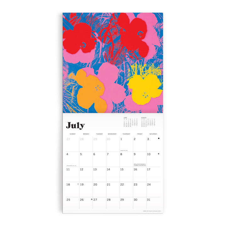 Andy Warhol 12 x 12 Wall Calendar 2027
