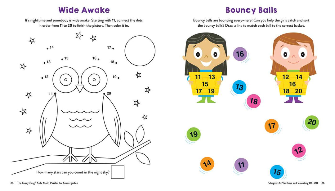 Everything Kids' Math Puzzles for Kindergarten by Hannah Whately