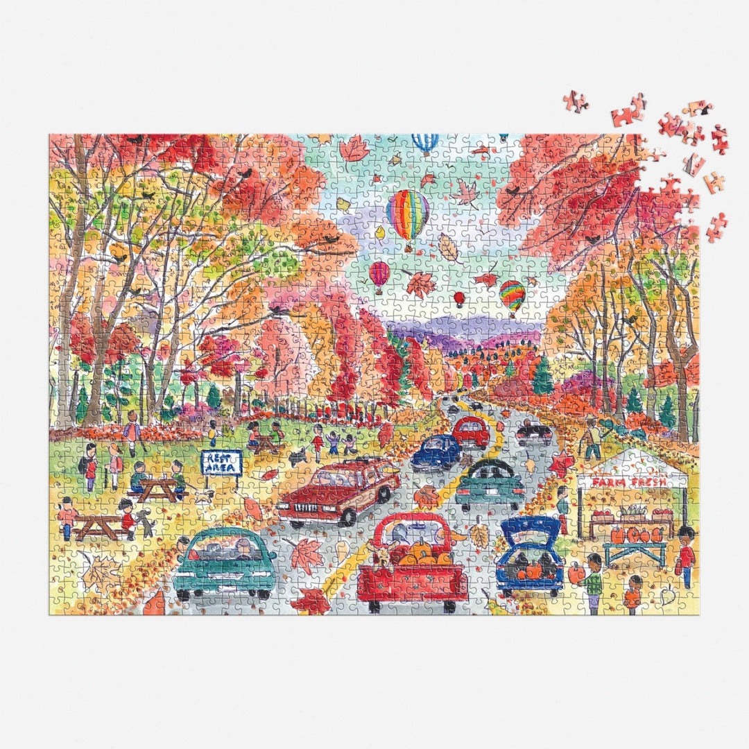 Michael Storrings Leaf Peeping 1000 Piece Puzzle